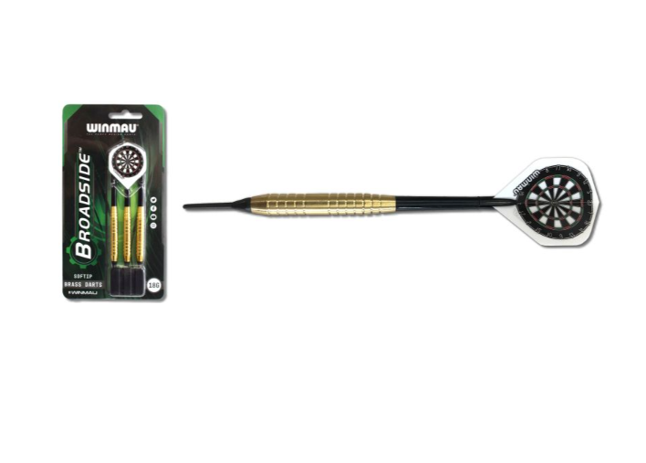 Winmau - Softdart Broadside Brass 18 gr.