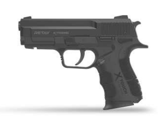 Pistole Retay Xtreme Kal. 9 PAK, 14+1Schuss, brüniert, Semi