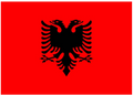 Fahne Albanien