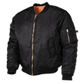 US Pilotenjacke MA1, schwarz