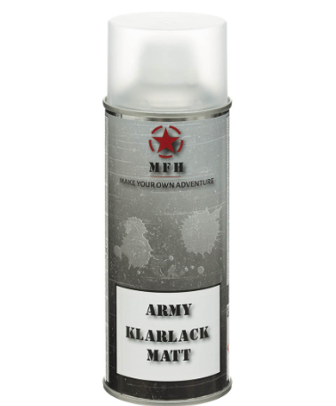 Army Farbspray, KLARLACK, matt, 400 ml