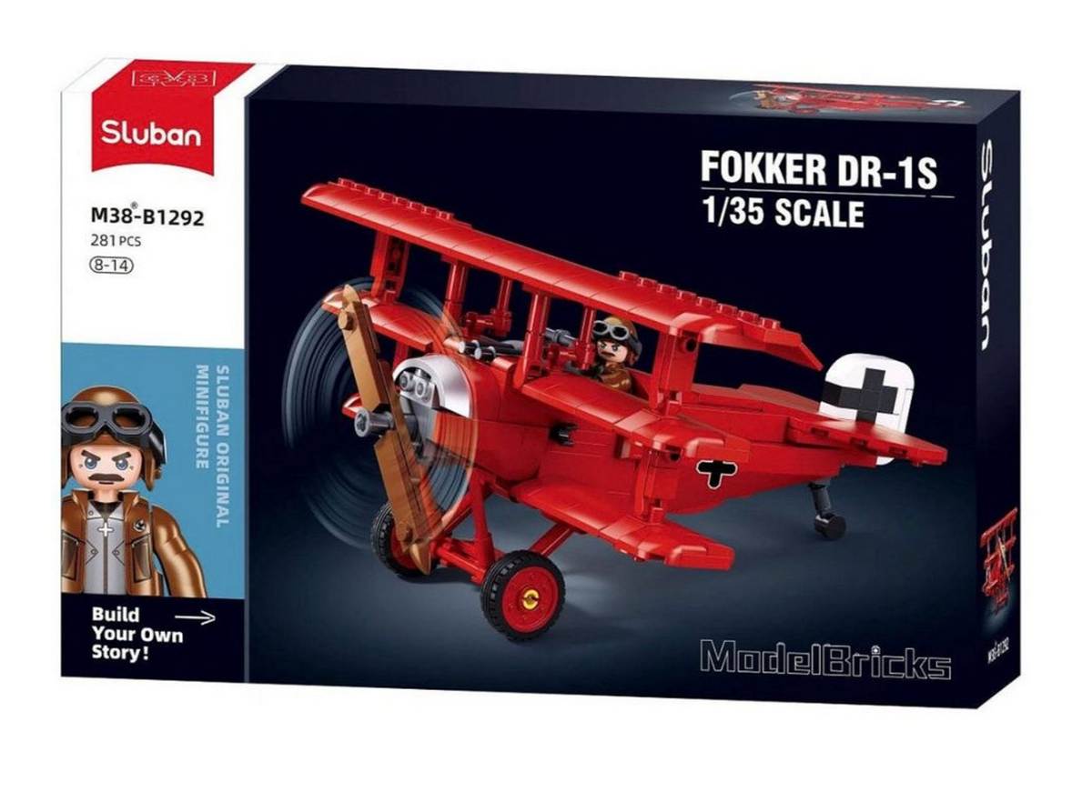 Sluban Fokker DR-1S Roter Baron M38-B1292