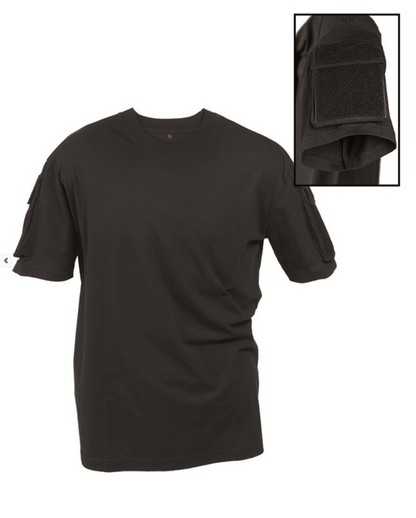 Tactical T-Shirt m. Klett - Div. Farben