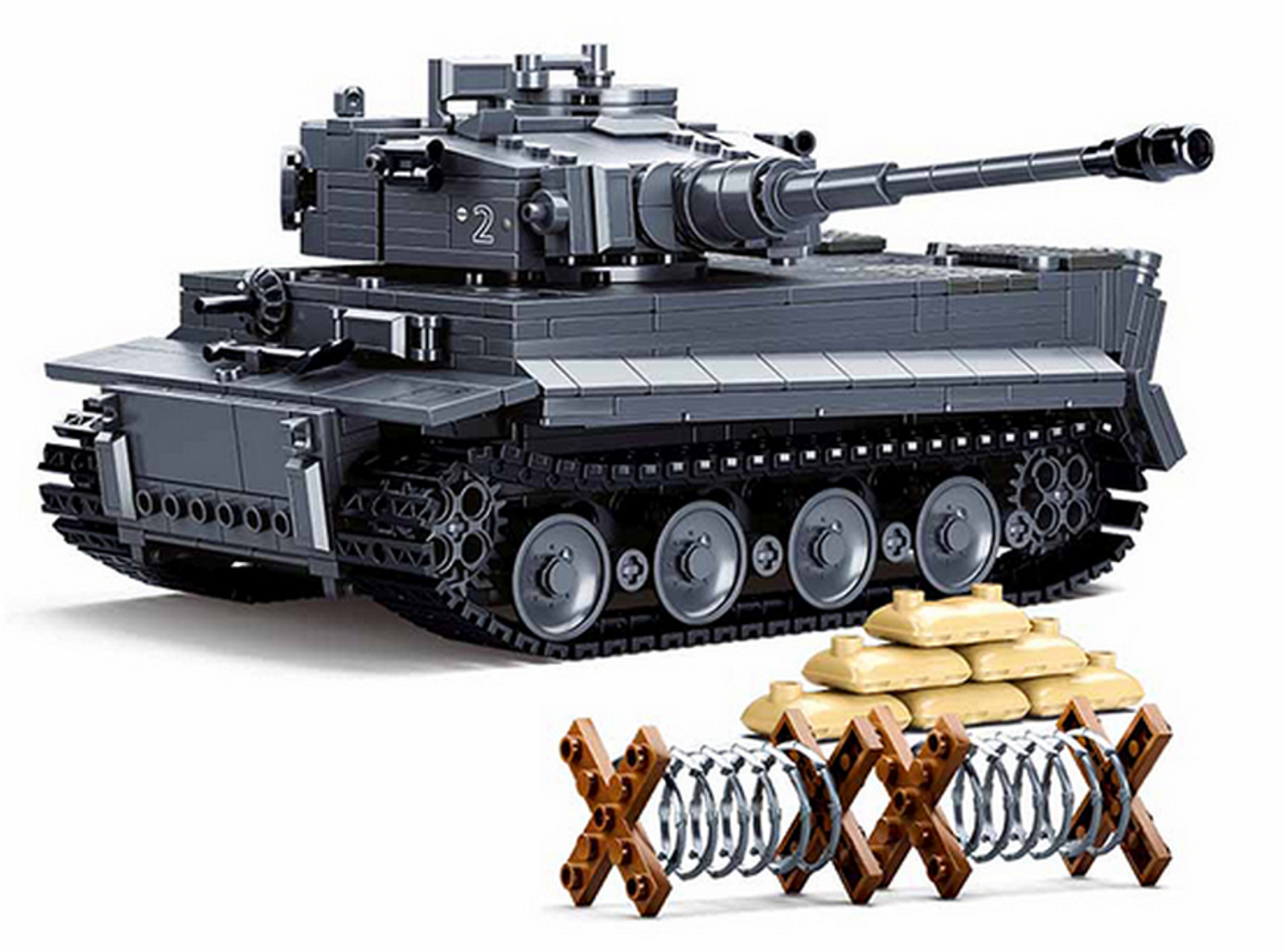 Sluban Army RC Deutscher Tigerpanzer M38-B0851