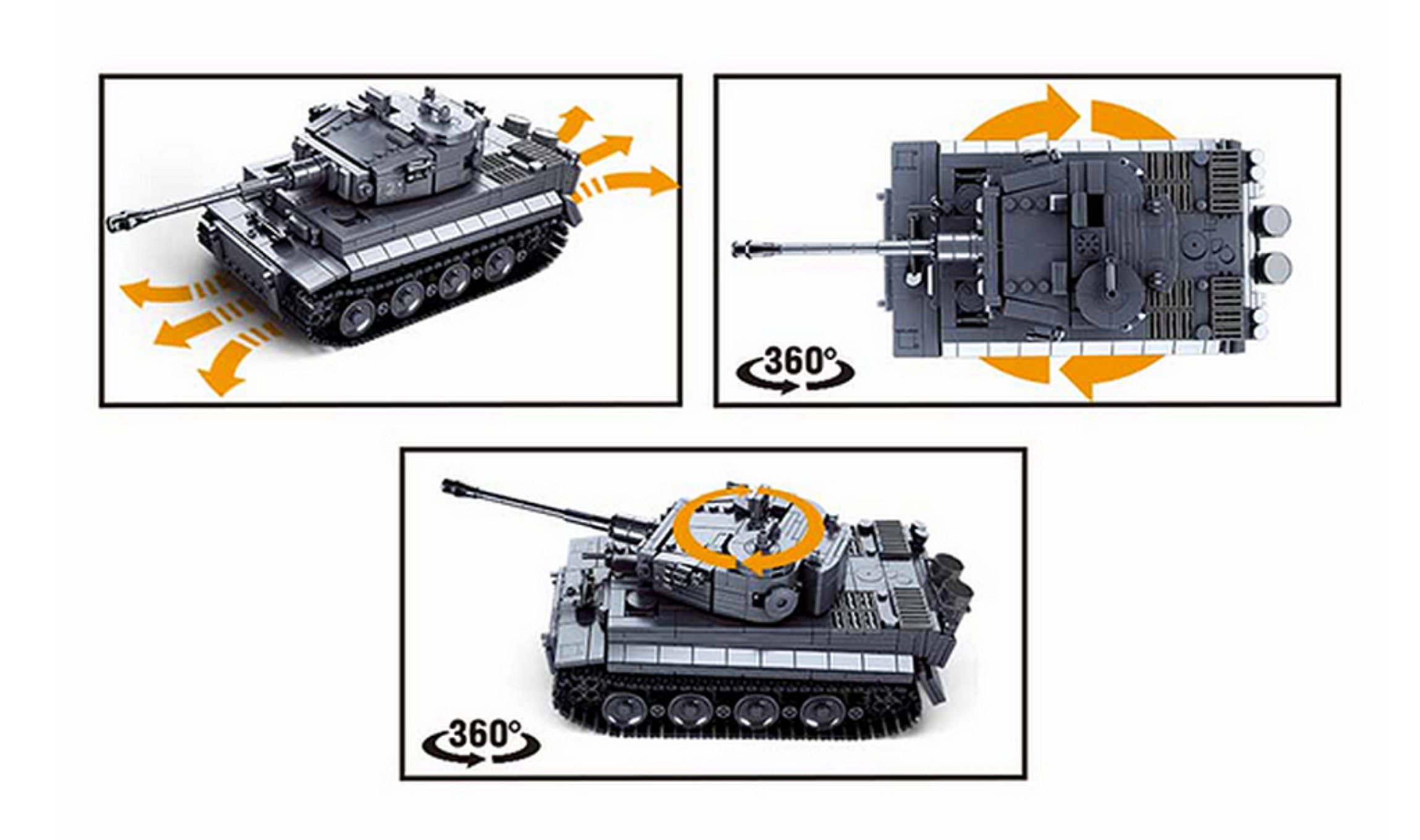 Sluban Army RC Deutscher Tigerpanzer M38-B0851