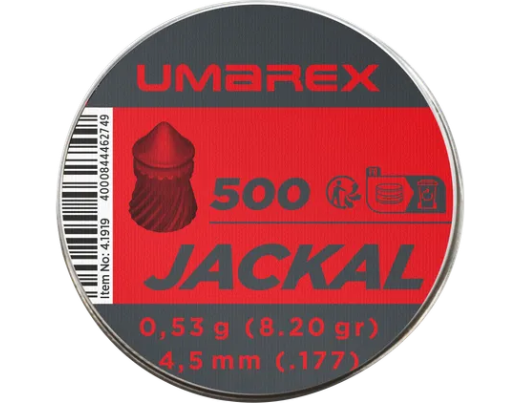Umarex Jackal Diabolos 4,5 mm (.177), Spitzkopf, 0,53 g, 500 St., Dose