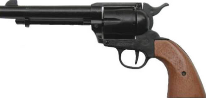 Westernrevolver Kal. 9mm 6"Lauf, Holzgriff, 6 Schuss