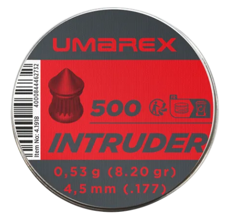 Umarex Intruder Diabolos 4,5 mm (.177), Spitzkopf, 0,53 g, 500 St., Dose