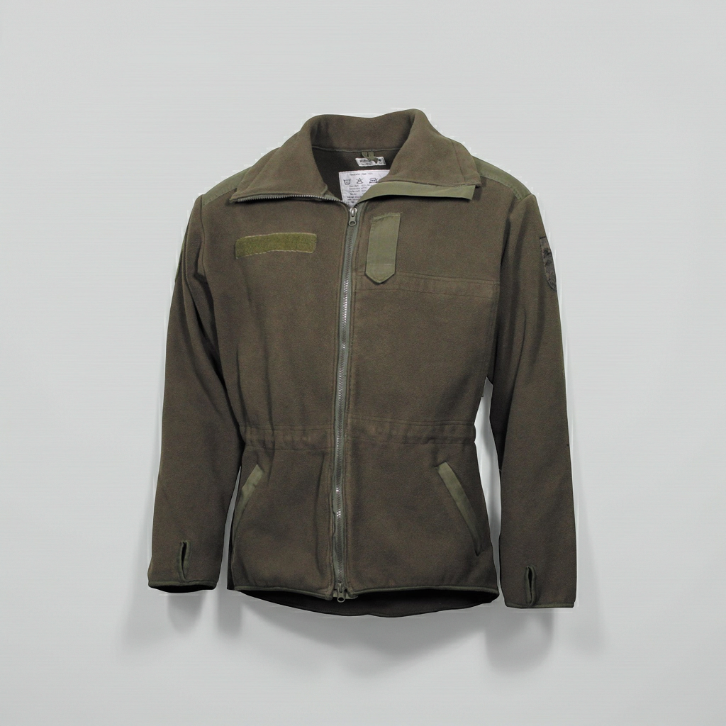 Österr. BH Thermojacke, oliv, Fleece, gebr.