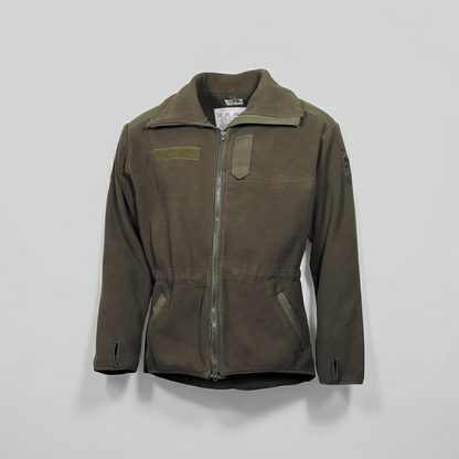 Österr. BH Thermojacke, oliv, Fleece, gebr.