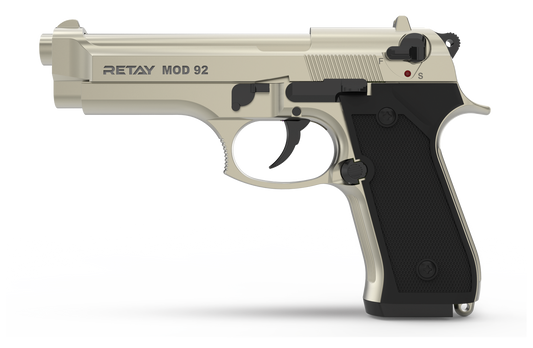 Pistole Retay Mod.92 Kal. 9 PAK, 14+1 Schuss, STAIN