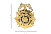 US Abzeichen Trooper Highway Patrol Tennessee gold