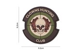Clowns Hunting Club Rubber Patch div.Farben