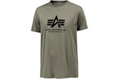  Alpha Industrie T-Shirt Basic oliv/schwarz