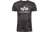 Alpha Industrie T-Shirt Basic black camo