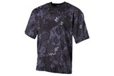 US T-Shirt, halbarm, snake black, 170 g/m²