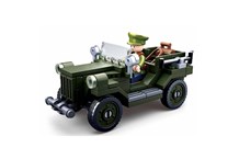 Sluban WWII Alliierter Jeep