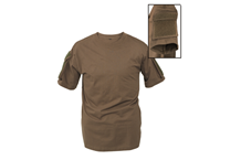 Tactical T-Shirt m. Klett - Div. Farben