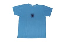 BW Sporthemd, blau, mit Adler,gebr.