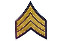 Rangabzeichen ´U.S. Army - Sergeant´ neu