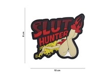 Emblem 3D PVC Slut Hunter rot