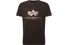  Alpha Industrie T-Shirt Basic black/yellow gold