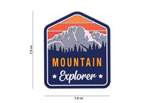 Emblem 3D PVC Mountain Explorer Rubber Patch