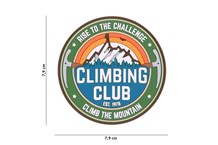 Emblem 3D PVC Climbing Club Rubber Patch