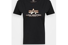  Alpha Industrie T-Shirt Basic black/bronze gold