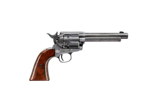 Colt SAA .45 - 5,5" 4,5 mm (.177) BB, CO₂, < 3,0 J, Antik-Finish