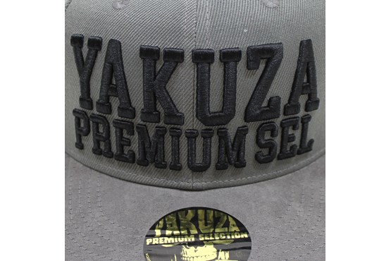 Yakuza Premium Basecap 2588 dunkelgrau Snapback
