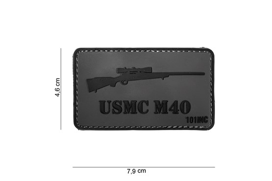 USMC M40 Rubber Patch 