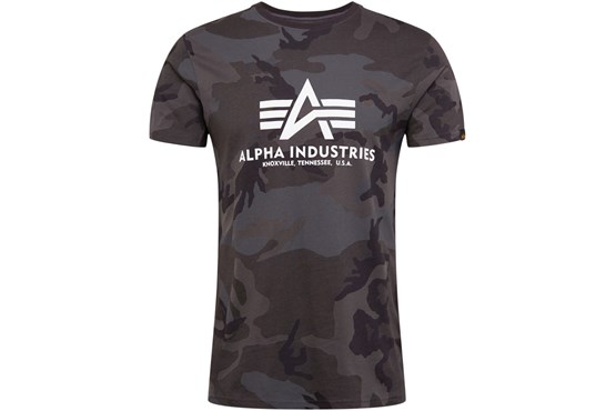 Alpha Industrie T-Shirt Basic black camo